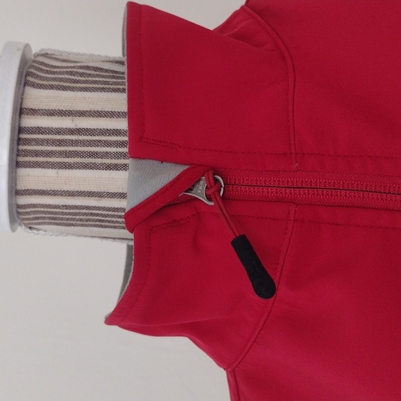 Cabela's Red Full Zip Fleece Lined Mid Weight Jacket Size L - Picture 13 of 15